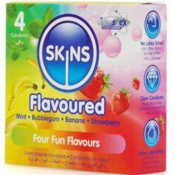 Comprar SKINS - MULTI SABORES PRESERVATIVOS PREMIUM PACK 4 al mejor precio - Envíos Discretos