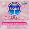 Comprar SKINS - PRESERVATIVOS PREMIUM SABOR CHICLE PACK 4 al mejor precio - Envíos Discretos