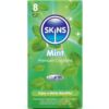 Comprar SKINS - PRESERVATIVOS PREMIUM SABOR MENTA PACK 8 al mejor precio - Envíos Discretos