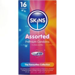 Comprar SKINS - SURTIDO PRESERVATIVOS PREMIUM PACK 16 al mejor precio - Envíos Discretos