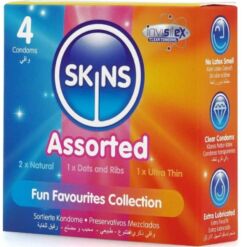 Comprar SKINS - SURTIDO PRESERVATIVOS PREMIUM PACK 4 al mejor precio - Envíos Discretos
