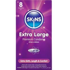 Comprar SKINS - TAMAÑO XL PRESERVATIVOS PREMIUM PACK 8 al mejor precio - Envíos Discretos