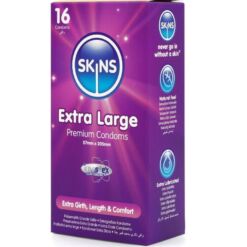 Comprar SKINS - TAMAÑO XL PRESERVATIVOS PREMIUM PACK 16 al mejor precio - Envíos Discretos