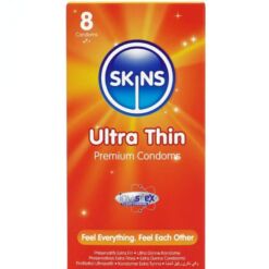 Comprar SKINS - ULTRAFINOS PRESERVATIVOS PREMIUM PACK 8 al mejor precio - Envíos Discretos