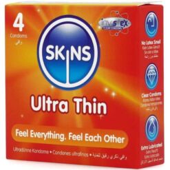 Comprar SKINS - ULTRAFINOS PRESERVATIVOS PREMIUM PACK 4 al mejor precio - Envíos Discretos