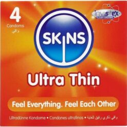 Comprar SKINS - ULTRAFINOS PRESERVATIVOS PREMIUM PACK 4 al mejor precio - Envíos Discretos