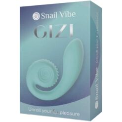 Comprar SNAIL VIBE - GIZI ESTIMULADOR DUAL TURQUESA al mejor precio - Envíos Discretos