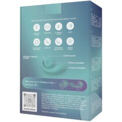 Comprar SNAIL VIBE - GIZI ESTIMULADOR DUAL TURQUESA al mejor precio - Envíos Discretos