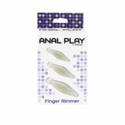 Comprar TOYJOY - ANAL PLAY RIMMER DE DEDO 3 PIEZAS TRANSPARENTE al mejor precio - Envíos Discretos