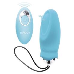Comprar TOYJOY - HAPPINESS IM SO EGGCITED VIBRADOR CON CONTROL REMOTO AZUL al mejor precio - Envíos Discretos