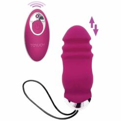 Comprar TOYJOY - HAPPINESS SUNN SIDE UP AND DOWN VIBRADOR CONTROL REMOTO FUCSIA al mejor precio - Envíos Discretos
