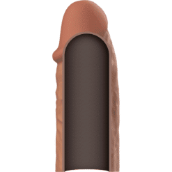 Comprar VIRILXL - EXTENSIÓN DE PENE LIQUID SILICONE V3 MARRÓN al mejor precio - Envíos Discretos