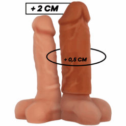 Comprar VIRILXL - EXTENSIÓN DE PENE LIQUID SILICONE V3 MARRÓN al mejor precio - Envíos Discretos