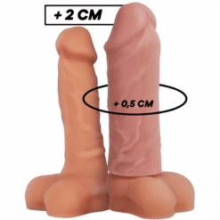 Comprar VIRILXL - EXTENSION DE PENE LIQUID SILICONE V3 NATURAL al mejor precio - Envíos Discretos