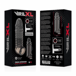 Comprar VIRILXL - EXTENSION Y FUNDA DE PENE  V11 NEGRO al mejor precio - Envíos Discretos