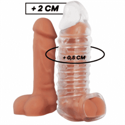 Comprar VIRILXL - EXTENSION Y FUNDA  DE PENE  V11 TRANSPARENTE al mejor precio - Envíos Discretos