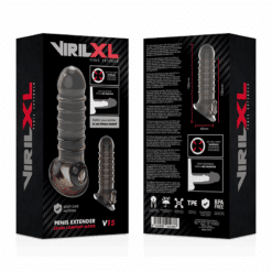 Comprar VIRILXL - EXTENSION Y FUNDA  DE PENE  V15 NEGRO al mejor precio - Envíos Discretos