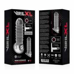 Comprar VIRILXL - EXTENSION Y FUNDA  DE PENE  V15 TRANSPARENTE al mejor precio - Envíos Discretos