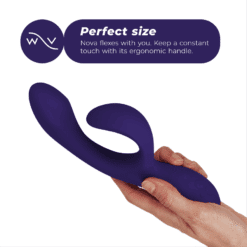 Comprar WE-VIBE - NOVA 3 VIBRADOR RABBIT AZUL MEDIANOCHE al mejor precio - Envíos Discretos