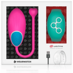 Comprar WEARWATCH - HUEVO CONTROL REMOTO TECHNOLOGY WATCHME FUCSIA / AGUA MARINA al mejor precio - Envíos Discretos