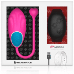 Comprar WEARWATCH - HUEVO CONTROL REMOTO TECHNOLOGY WATCHME FUCSIA / AZABACHE al mejor precio - Envíos Discretos