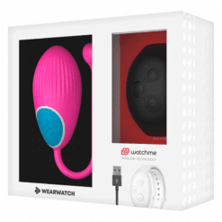 Comprar WEARWATCH - HUEVO CONTROL REMOTO TECHNOLOGY WATCHME FUCSIA / AZABACHE al mejor precio - Envíos Discretos