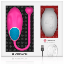 Comprar WEARWATCH - HUEVO CONTROL REMOTO TECHNOLOGY WATCHME FUCSIA / NIVEO al mejor precio - Envíos Discretos