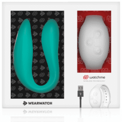 Comprar WEARWATCH - VIBRADOR DUAL TECHNOLOGY WATCHME AGUA MARINA / NÍVEO al mejor precio - Envíos Discretos