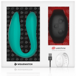 Comprar WEARWATCH - VIBRADOR DUAL TECHNOLOGY WATCHME AGUAMARINA / AZABACHE al mejor precio - Envíos Discretos