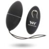 Comprar WOMANVIBE - ALSAN HUEVO CONTROL REMOTO NEGRO SILICONA NEGRO al mejor precio - Envíos Discretos