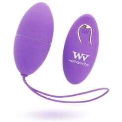 Comprar WOMANVIBE - ALSAN HUEVO CONTROL REMOTO NEGRO SILICONA PURPLE al mejor precio - Envíos Discretos