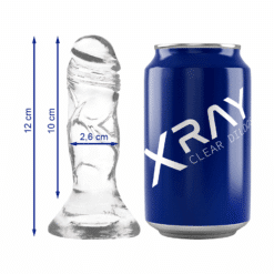 Comprar X RAY - CLEAR DILDO TRANSPARENTE 12 CM -O- 2.6 CM al mejor precio - Envíos Discretos