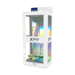Comprar X RAY - CLEAR DILDO TRANSPARENTE 18 CM -O- 4 CM al mejor precio - Envíos Discretos