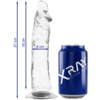 Comprar X RAY - CLEAR DILDO TRANSPARENTE 21 CM -O- 4 CM al mejor precio - Envíos Discretos