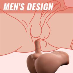Comprar XISE - BERTLETT DILDO ASS MASTURBADOR DILDO Y ANO REALÍSTICO POSICIÓN FRONTAL CON THRUSTING 18 CM al mejor precio - Envíos Discretos