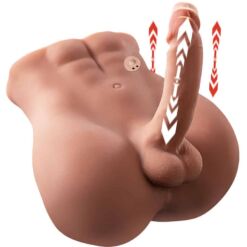Comprar XISE - BERTLETT DILDO ASS MASTURBADOR DILDO Y ANO REALÍSTICO POSICIÓN FRONTAL CON THRUSTING 18 CM al mejor precio - Envíos Discretos