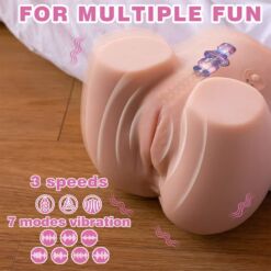 Comprar XISE - CONNIE TRASERO MASTURBADOR VAGINA Y ANO REALÍSTICO MULTIPOSICIÓN CON VIBRACIÓN al mejor precio - Envíos Discretos