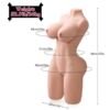 Comprar XISE - ERICA THRUSTING TORSO REALÍSTICO CON VIBRACIÓN FEMENINO 84 CM al mejor precio - Envíos Discretos