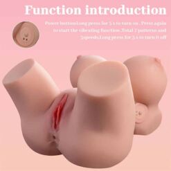 Comprar XISE - FRIEDA TORSO REALÍSTICO FEMENINO CON VIBRACIÓN 36 CM al mejor precio - Envíos Discretos