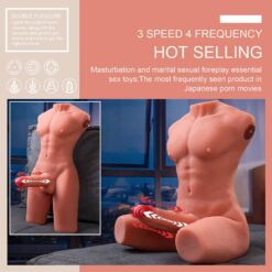 Comprar XISE - JASON HALF BODY TORSO REALÍSTICO MASCULINO CON THRUSTING Y VIBRACIÓN 55 CM al mejor precio - Envíos Discretos