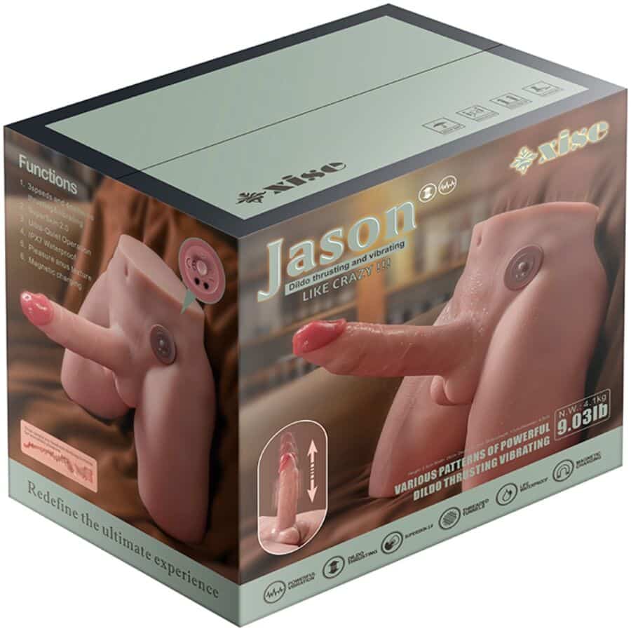 XISE - JASON MASTURBADOR DILDO REALÍSTICO CON THRUSTING Y VIBRACIÓN 17 CM - piKanteo | Despierta tu lado más piKante Comprar XISE - JASON MASTURBADOR DILDO REALÍSTICO CON THRUSTING Y VIBRACIÓN 17 CM al mejor precio - Envíos Discretos
