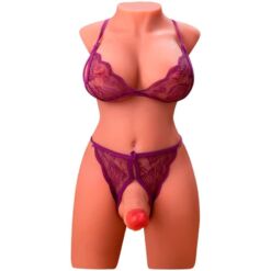 Comprar XISE - MIAH LADY BOY TORSO FEMENINO CON DILDO CON VIBRACIÓN Y THRUSTING 55 CM al mejor precio - Envíos Discretos