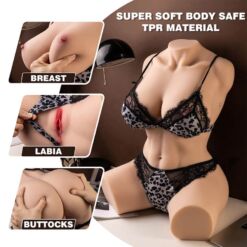 Comprar XISE - MURIEL TORSO REALÍSTICO FEMENINO CON THRUSTING 55 CM al mejor precio - Envíos Discretos