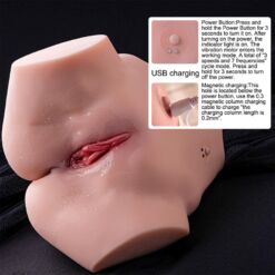 Comprar XISE - TRACY VIBRATING MASTURBADOR VAGINA Y ANO REALÍSTICO MULTIPOSICIÓN CON VIBRACIÓN al mejor precio - Envíos Discretos