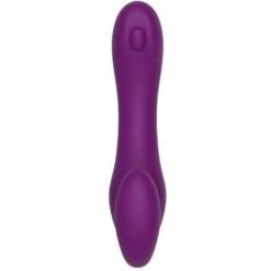 Comprar XOCOON - STRAPLESS STRAP-ON VIBRADOR 2 EN 1 CON CONTROL REMOTO MORADO al mejor precio - Envíos Discretos