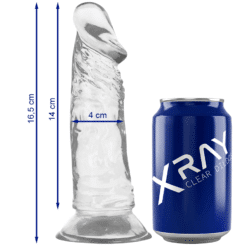 Comprar XRAY CLEAR DILDO TRANSPARENTE 16.5CM X 4CM al mejor precio - Envíos Discretos