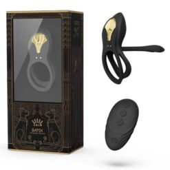 Comprar ZALO - BAYEK ANILLO VIBRADOR CONTROL REMOTO PAREJAS NEGRO al mejor precio - Envíos Discretos