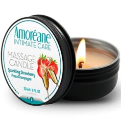 Comprar AMOREANE - VELA DE MASAJE FRESA CHAMPAN 30 ML al mejor precio - Envíos Discretos