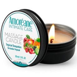 Comprar AMOREANE - VELA DE MASAJE TENTACION TROPICAL 30 ML al mejor precio - Envíos Discretos