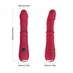 Comprar ARMONY - DILDO VIBRADOR ESTIMULADOR PUNTO A TERMOAJUSTABLE ROJO al mejor precio - Envíos Discretos